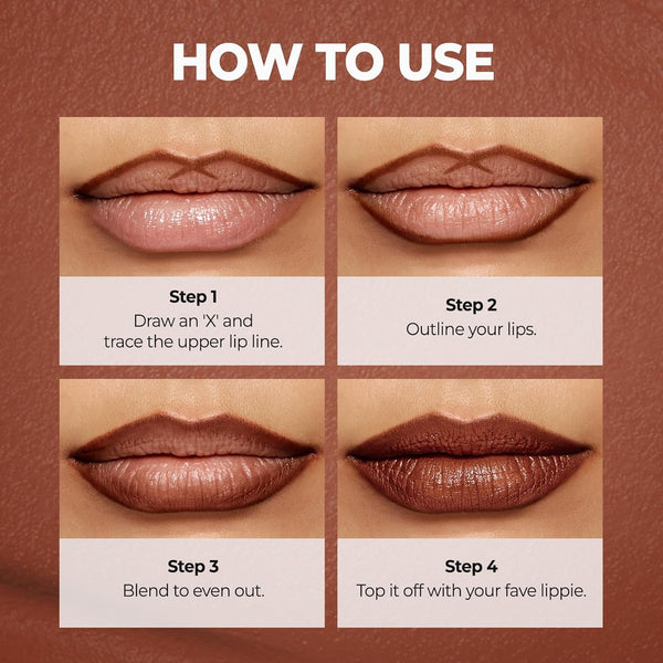 Last Day Buy 1 Get 1 Free Easy Glide Lip Liner Creamy, Blendable Color with Smooth Application, Summervibes