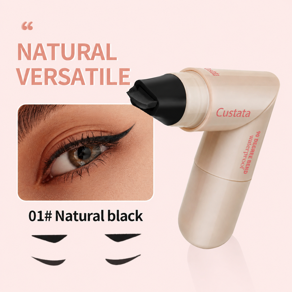 Buy 1 Get 1 Free! Dual‑Ended Waterproof Cat Eye Eyeliner Stamp Pen