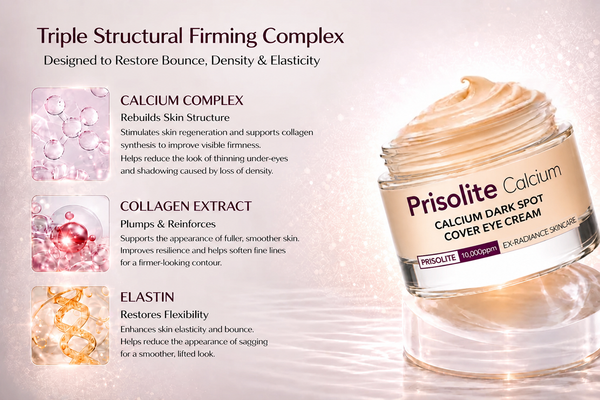 Prisolite Korean Calcium Eye Cream | Dark Spots, Dark Circles & Pigmentation