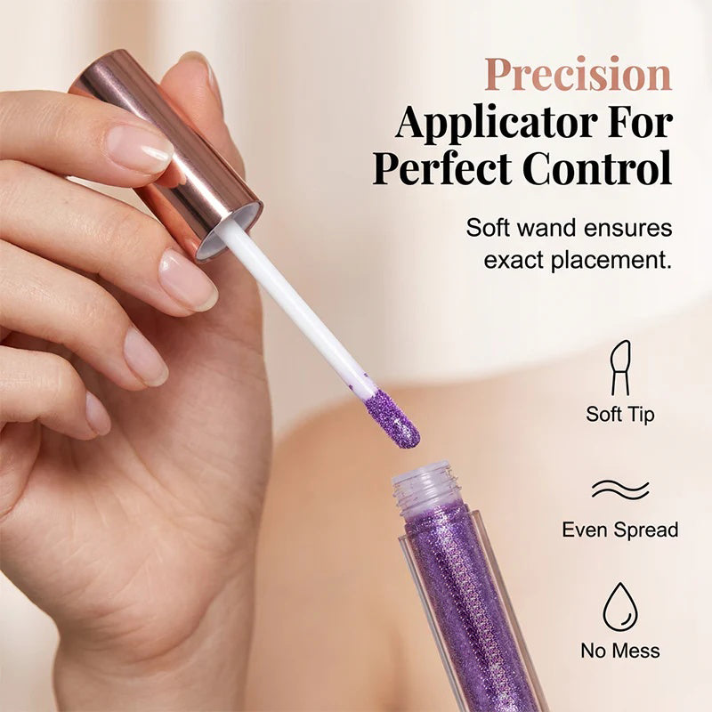10-Color Set Glitter & Glow Liquid Eyeshadow Set