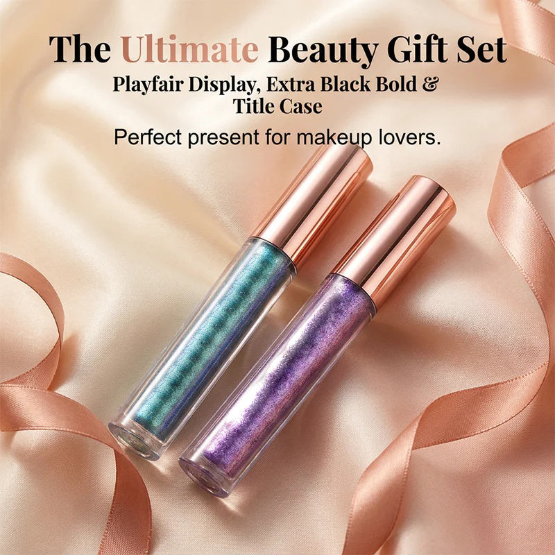 10-Color Set Glitter & Glow Liquid Eyeshadow Set