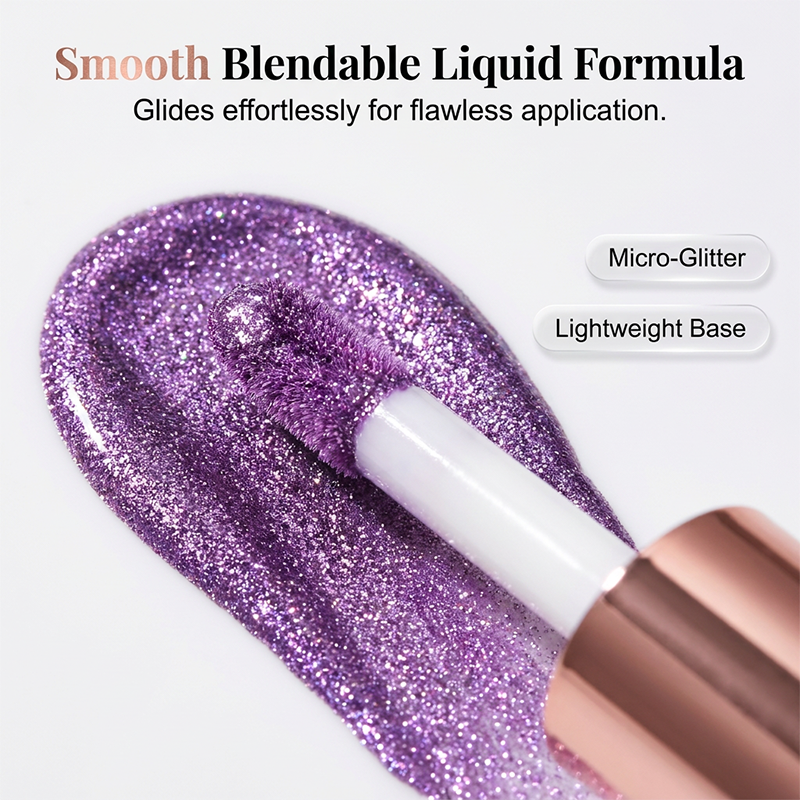 10-Color Set Glitter & Glow Liquid Eyeshadow Set