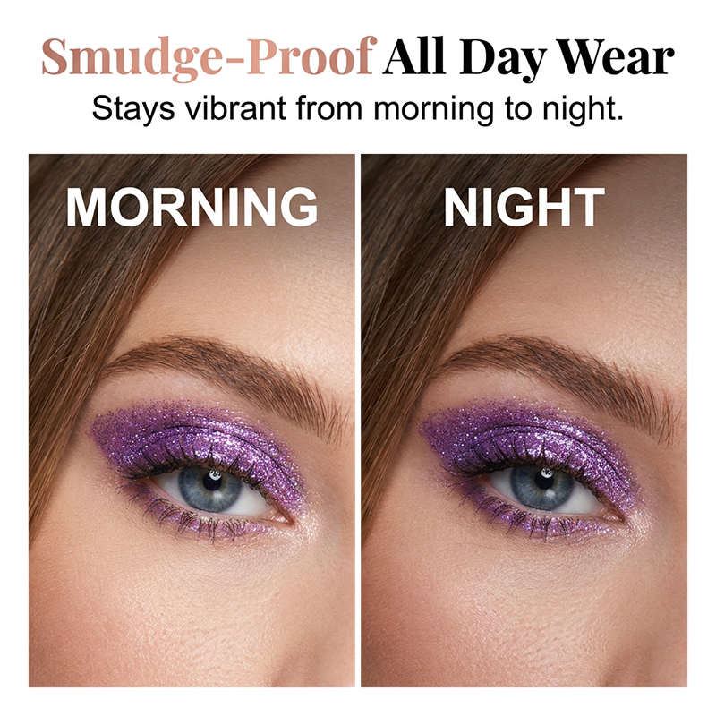 10-Color Set Glitter & Glow Liquid Eyeshadow Set